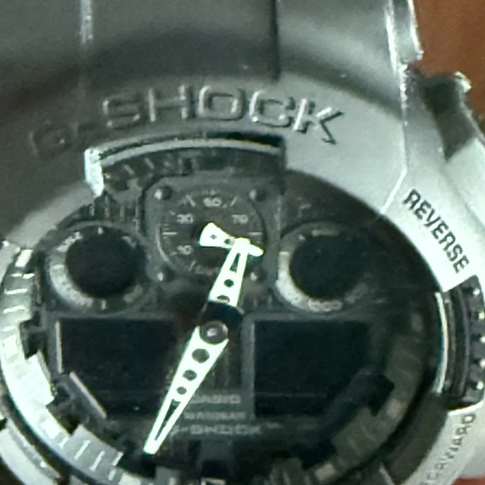 Casio G-Shock GA-100-1A1 Men Black Analog Digital Watch Module 5081 New Battery
